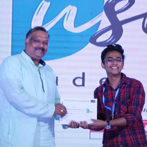 RUNNER @ TIPS SCHOOL OF ARCHITECTURE SYMPOSIUM FOR JUGAAD - CREATIVE DESIGN SOLUTIONS FROM WATE MATERIALS