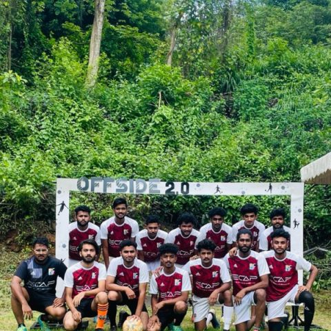 Football match winners at Nehru college, Pallakad
