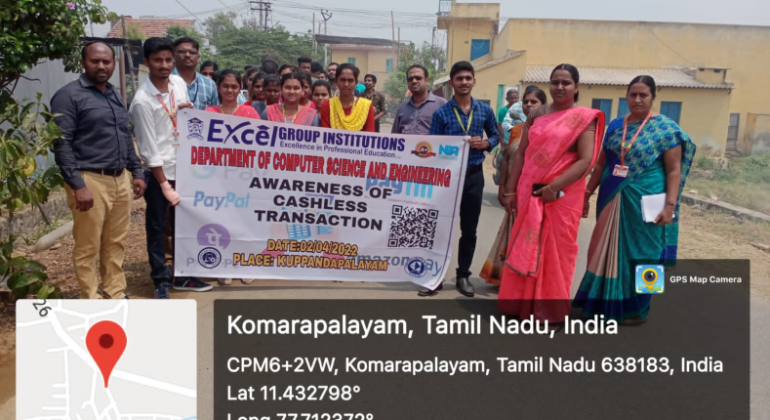 Awareness Programme on Cashless Transaction in Kuppandapalayam