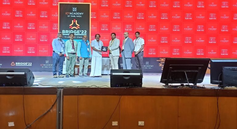 Excel Engineering College -Autonomous Associate Partner for the 47th Edition of ICT Academy Bridge 2022 Held at Chennai.