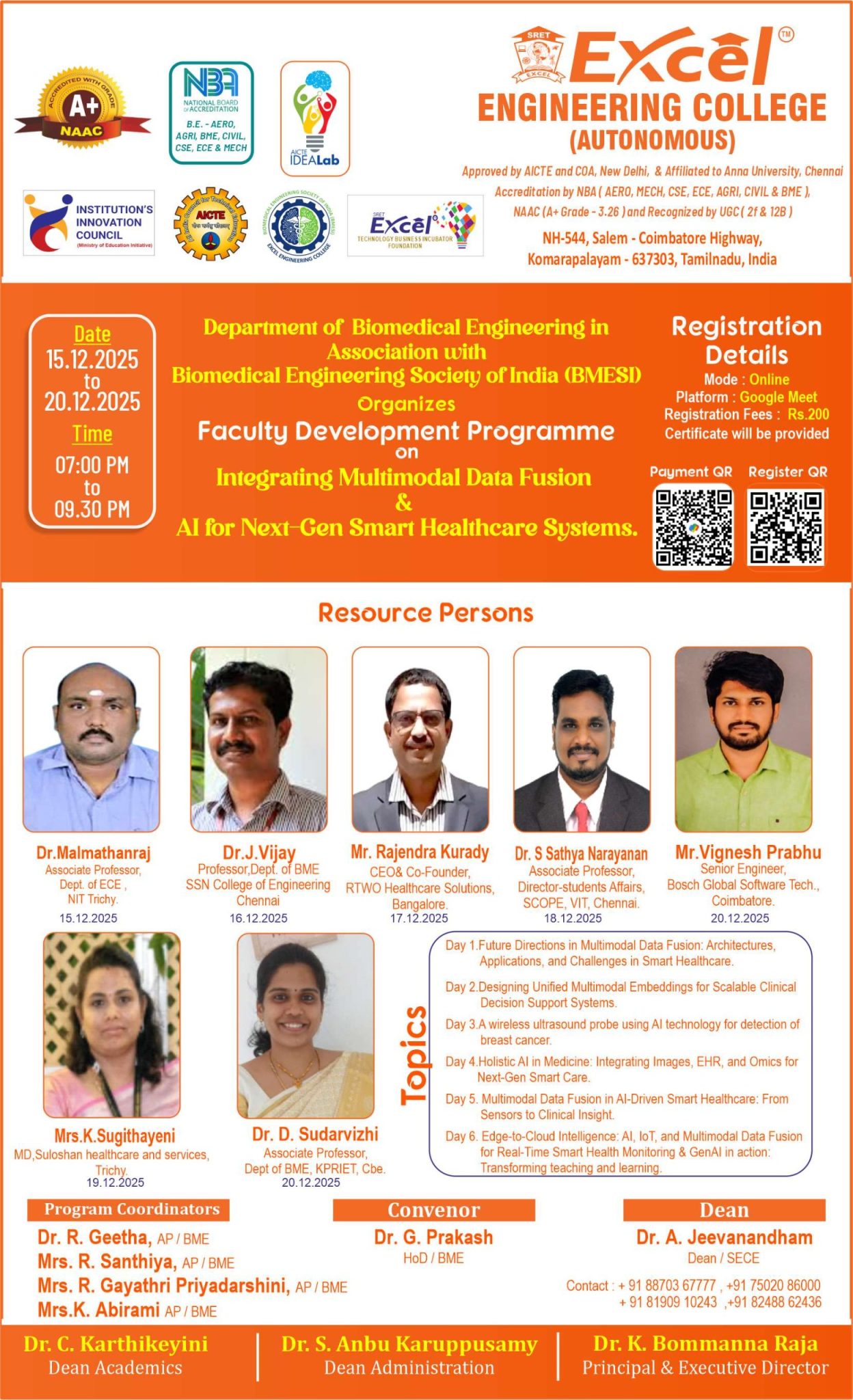 Faculty Developemnt Programme – Excel College