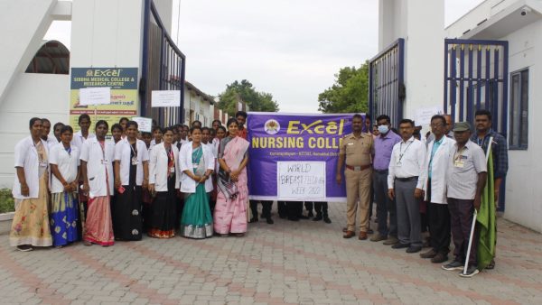 Awareness rally about the importance of breastfeeding